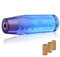 Riloer Auto Manueller Schaltknauf Kristall Luftblasenschaltknauf Lila Blau Auto Kristall Bubble Schaltknauf Stick Shifter Purple & Blue(15cm)