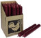 Stabkerzen 10 Stück Tafelkerzen durchgehend gefärbt Spitzkerzen für die Tisch-Deko zur Hochzeit Weihnachten & Party Farbe: Bordeaux-Rot Höhe:18cm