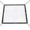 FakeFace Plane Transparent mit ösen Abdeckplane 2x2m Vordach Wasserdicht Windschutz Dachplane Vordächer, Faltbar Schutzplane mit Seil, Reißfest Gartenfolie, Bootsplane, für Gärten, Gewächshaus