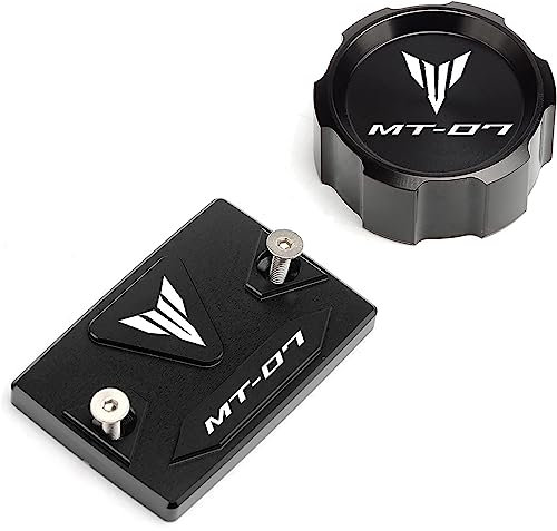 Für Yamaha MT07 MT 07 FZ07 MT-07 2014–2022 2023 2024 2025 Zubehör Motorrad Bremsflüssigkeitsbehälter Schutz Vorder und Hinterrad Bremsflüssigkeitszylinder-Hauptbehälterdeckel