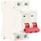 DC-Leitungsschutzschalter, DC Trennschalter DZ47-63Z-2P 500V 32A für Photovoltaik-Systeme, Thermisch-Magnetische Auslösung, 35 mm DIN-Schienenmontage, PV Trennschalter, Trennschalter Solaranlage