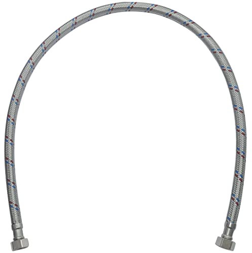 AERZETIX - C51070 - Tuyau de raccordement flexible - 800mm - 3/8 Femelle - 3/8Femelle - robinet mitigeur sanitaire cuisine salle de bain plomberie