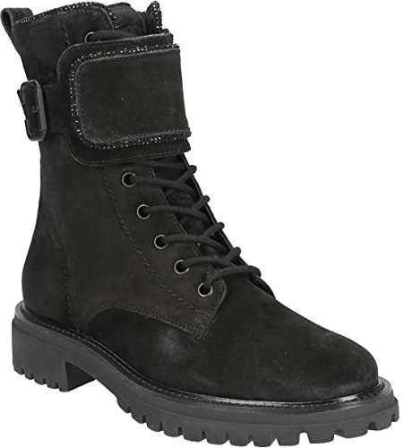 Paul Green Boots 9080-012, Rauleder, Schwarz, Damen EU 5,5/38,5