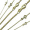 G & J Ankerkette rund massiv 333 8Karat 1,10-2,40mm 36-80cm Gelbgold Halskette hochwertiges Gold Collier Made in Germany (40, Breite: 1,50mm)