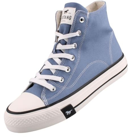 MUSTANG 1482501/807, Zapatillas Mujer, Azul Celeste, 42 EU