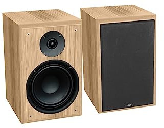 Eltax Monitor V Bois Clair - Enceinte Bibliothèque (la paire)