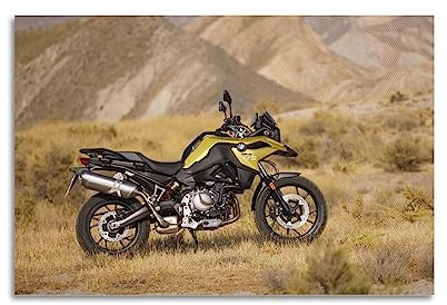 ECHUN Motorrad-Poster für BMW F 750 GS Rennrad, dekorative Leinwand, Wand- und Kunstbild, Gemälde, 40 x 60 cm
