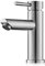 Wasserhahn Bad Edelstahl Waschtischarmatur Einhebel Waschbecken Armaturen Chrom, Armatur für Waschbecken, Badezimmer Heiß und Kalt Einstellbar mer, Gebürsteter (BF0102BN)