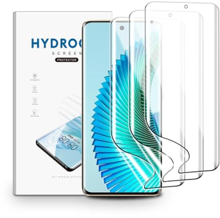 nvskvd 3 Piezas Película de Hidrogel para Honor Magic 6 Lite | Protectores de Pantalla TPU de alta definición, Lámina Flexible de Resistente a arañazos, Tacto de alta sensibilidad