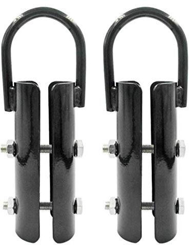watera 1.5 Inch Clamp,2 Sets Rope Climb Clasp Workout Rig Attachment Hook for Rope Climbing Gym Strength Training