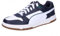 PUMA Unisex RBD Game Low Sneaker, New Navy White-Dark Myrtle, 48 EU