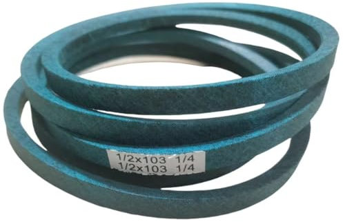 Holmgillick Courroie d'entraînement pour tondeuse Cub Cadet Troy-Bilt MTD 1/2 x 103 1/4 Compatible avec Cad LTX1045 LTX1046 LTX1046VT 116,8 cm Tondeuse