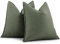 ZWJD Armeegrün Kissenbezug 30x50 2er Set Chenille Kissenbezüge Sofakissen Kissenhüllen mit elegantem Design, weiche und luxuriöse dekorative Dekokissen für Couch, Bett und Heimdekoration