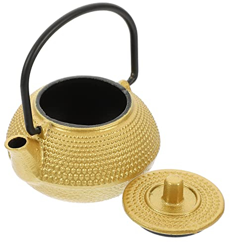 CRAFTHROU Cast Iron Teapot Tea Set Small Teapot Cast Iron Small Teapot Teakettle Cast Iron Small Tea Kettle Teapot Small Teapot Tea Kettle Tea Kettle Cast Iron Small Tea Kettle Decoration