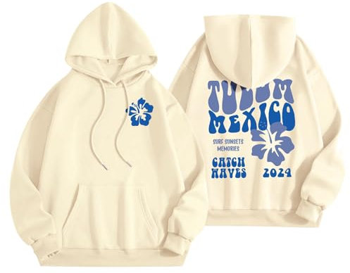 Oversized Hoodies for Women UK Pink Palm Puff Hoodie Letter Print Graphic Hoodies Womens Long Sleeve Cute Hoodies Casual Pullover Hoodie for Teen Girls