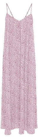 ONLY Onlnova Life Vis Roxy Long Dress AOP, Fucsia Fedora, L Mujeres