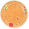 The Seasonal Gift Co - Piatto di pan di zenzero da 21 cm, piatto da portata in ceramica smaltata, stravagante decorazione natalizia per la casa e regalo per Natale, Noel, cucina e sala da pranzo.