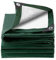 NONMON Tarpaulin Waterproof Heavy Duty Cover Tarp 2x3m Tarp Sheet Cover 100gsm Groundsheet Mesh with Reinforced Grommets for Multipurpose Outdoor Camping Garden Furniture, Green