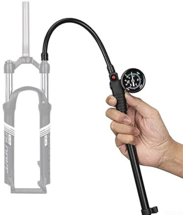 HEBEOT Fahrrad-Hochdruckpumpe, Hochdruck-Stoßpumpe, 300 PSI, Hochdruck-Gasflasche zum Aufblasen von Luftgabel und Luftstoßdämpfer