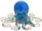ibasenice Figurine De Pieuvre en Cristal Décoration en Verre Naturel Animal Marin pour La Maison Le Bureau Laquarium