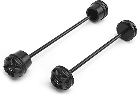 Ldafava Protection Anti-Collision pour de Roue, Protection de Fourche Avant et arrière en Aluminium Durable et anticorrosion pour MT07, FZ07, XSR700, boulons en Acier de qualité