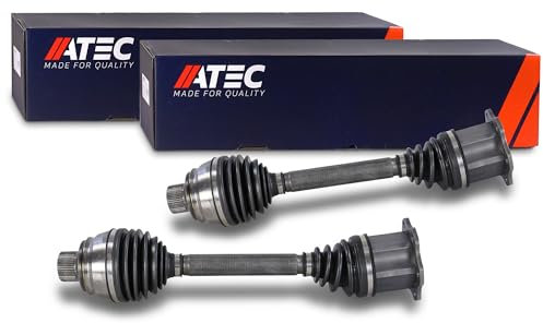ATEC 2x Antriebswelle vorne Kompatibel mit AUDI A6 C7 (4G2, 4GC), A6 C7 Avant (4G5, 4GD), A6 C8 (4A2), A6 C8 Avant (4A5), A8 D4 (4H2, 4H8, 4HC, 4HL), Q5 (8RB)