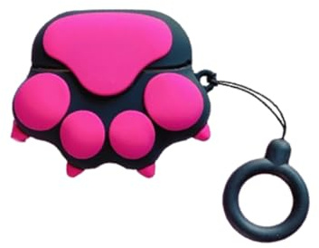 XINVHUA Earbuds Case for Samsung Galaxy Buds 3/Buds 3 Pro,Cute Funny Pattern Design Galaxy Buds 3 pro Silicone Headphne Protection Cover with Hook (Black)