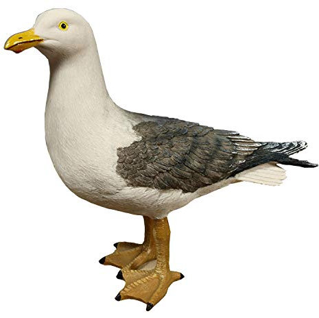 Große Deko Möwe Stehend 23 x 26 x 8,5 cm Maritime Dekoration Figur