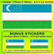 Vinyl-Aufkleber USBEKISTAN USBEKISTAN USBEKISTAN Flagge Usbekistanische Flagge 110 mm x 1 + 2 Bonus