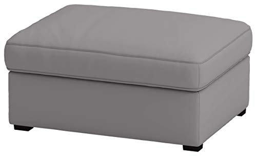 Custom Slipcover Replacement schwere und strapazierfähiger Baumwolle Kivik Fußbank Abdeckung Ersatz ist nach Maß für IKEA Kivik Ottoman Slipcover. Hellgrau