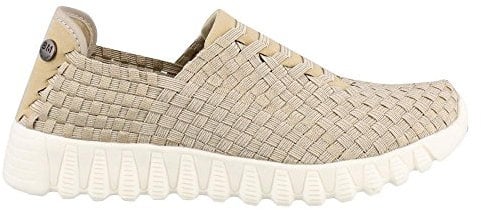 Bernie Mev BM62 Zip Vivaldi - Damen Schuhe Sneaker - Light-Gold, Größe:37 EU