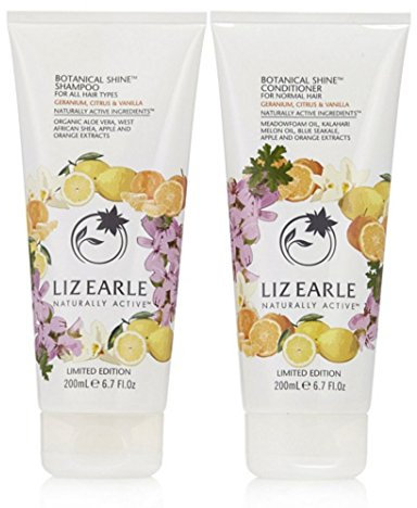 Liz Earle Limited Edition Shampoo (200ml) and Conditioner (200ml) - Geranium, Citrus and Vanilla