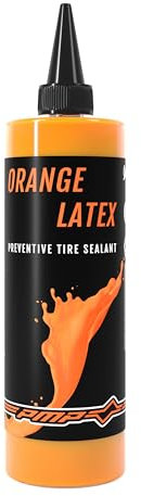 PMP Orange Latex - Tubeless Milch Reifendichtmittel Pannenschutzflüssigkeit für schlauchlose MTB- und Rennrad. Ihre Pannenversicherung