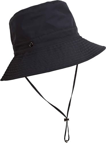 LOEVENICH Wasserfester Damen Bucket Hat mit Kinnband in One Size aus Polyester