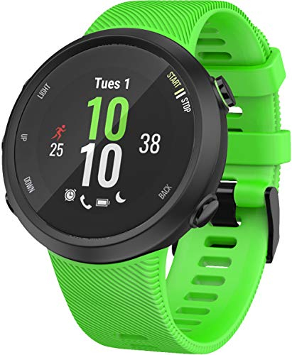 Shieranlee kompatibel mit Garmin Forerunner 45S Armband Silicone Sport Ersatz-Uhrenarmband für Garmin Forerunner 45S GPS-Laufuhr