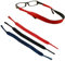 Ainkou 3 x Sport-Sonnenbrillenband, elastisch, dehnbar, schwimmend, Neopren, Brillenhalter, Brillenband für Sport, Outdoor, Wasseraktivitäten, mehrfarbig, Einheitsgröße
