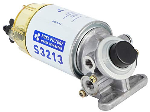 Séparateur d'eau de filtre à carburant marin, Filtre à carburant marin Qiilu, kit complet de séparateur d'eau de filtre à carburant marin pièces de moteur hors-bord de bateau