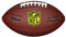 Wilson Duke Replica Football Ball (Brown, 9)