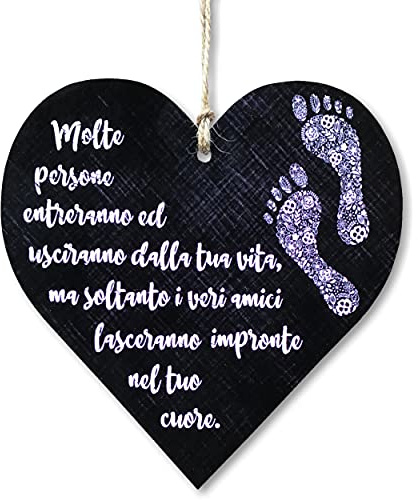 CARISPIBET Molte personne | insegne decorative per la casa, regalo per il migliore amico, cartelli per camera da letto, decorazioni per la casa, cartelli per cucina 12 x 12 cm