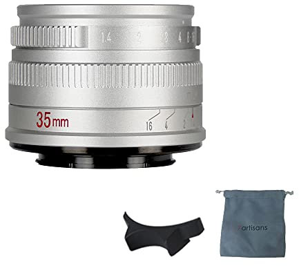 7artisans 35mm F1.4 Mark II APS-C Manual Focus Prime Lens Large Aperture Compatible with Olympus and Panasonic M4/3 Mount Cameras