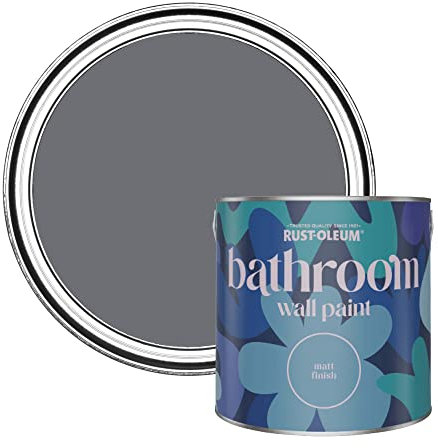 Rust-Oleum Grey Water-Resistant Bathroom Wall & Ceiling Paint - Marine Grey 2.5L