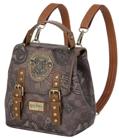 Harry Potter Pride-Quest Rucksack-Handtasche, Braun, 26 x 21,5 cm, Kapazität 6,5 L
