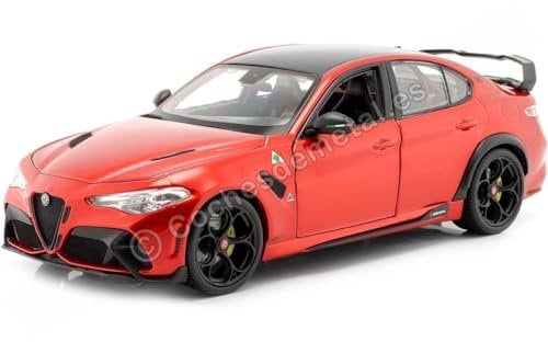 Burago, Alfa Romeo Giulia GTAm 2020 Red - 1:18