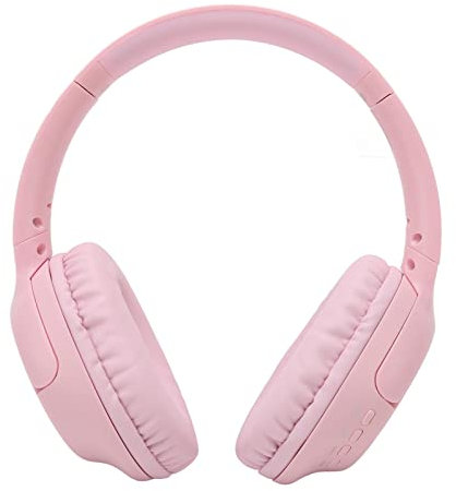 Zunate Wireless Gaming Headphone, Lightweight On Ear Headset with Microphone, Gaming Headset Support TF Card Mode, for Phone/Tablet/PC/Laptop(Pink)