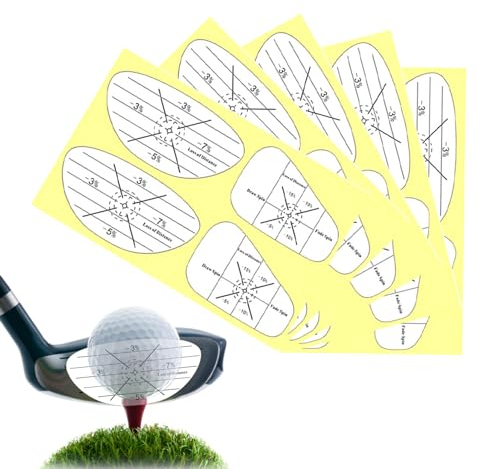 tongfeng Golfschläger-Aufkleber,Präzisions-Schlagband-Set | Golf Strike Tape Set, Golfaufkleber, Golf Face Tape Labels zur Verbesserung der Schwunggenauigkeit