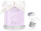 JuwelKerze Thai Orchid + Armband Silber - Schmuckkerze 40 Std - Duftkerze im Glas mit exotischem Duft - Kerze mit Schmuck - Geschenke für Frauen, Geburtstag
