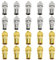 KUOQIY 20 Piezas Conector Coaxial para Antena TV, 10 Hembra y 10 Macho Adaptador de Coaxial RF para Antena de TV, para Cable RF