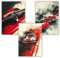 Samunshi® 3x Vintage Poster Muscle Car US Retro Kunstdruck Set mit Vintage Illustrationen Bilder für Jugendzimmer Deko Plakat Geschenk DIN A3 29,7x42cm