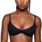 INLYRIC Women's Inbarely Plus Plunge Bra Scoop Neck Unlined Underwire Sexy Demi Balconette Bras Black 34E