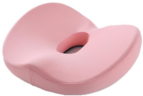 LINYUMEILL Rosa Grau Memory Foam Sitzkissen, Rosa Grau, Sitzkissen Für Das Büro, Rosa Grau
